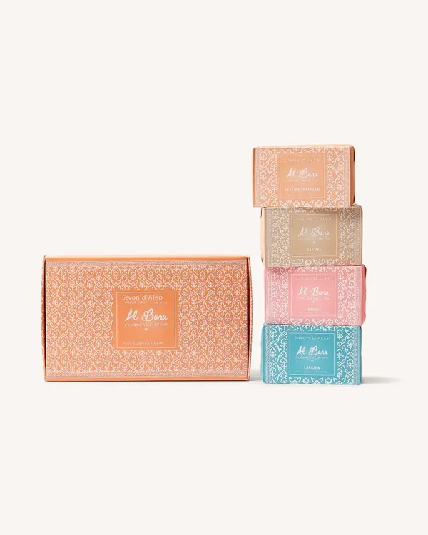 Coffret Douceur 4 savons d'Alep parfumés