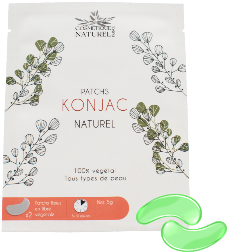 Patchs Contours des Yeux au Konjac - Aloé Vera