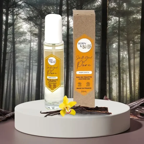 Ambre Santal - Eau de toilette Bio (corps & cheveux)