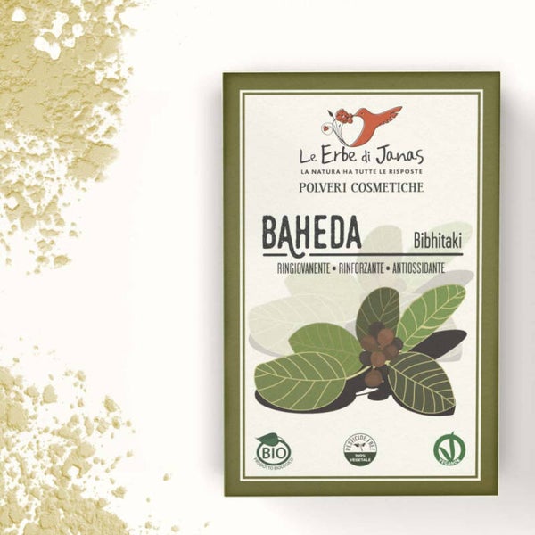 Poudre de Baheda Bio — Soin Ayurvédique Cheveux & Peau - Le Erbe Di Janas