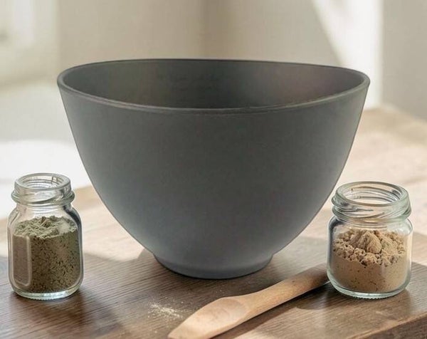 Bol en silicone noir – Grande taille pour henné & colorations végétales