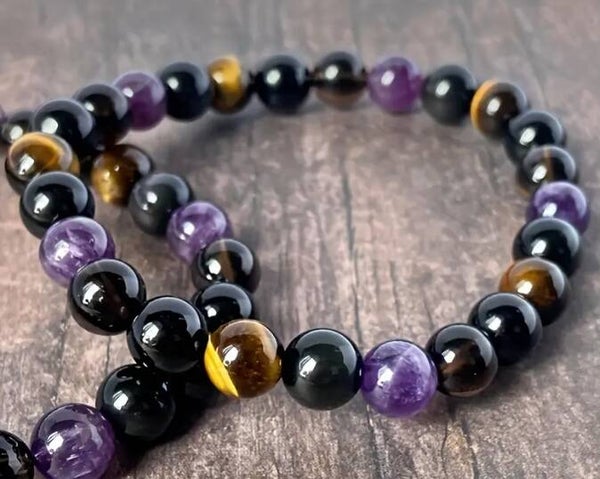 Bracelet de Protection en Pierres Naturelles