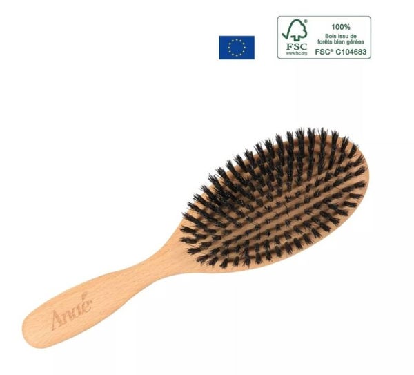 Brosse Plate en Poils de Sanglier – Anaé®