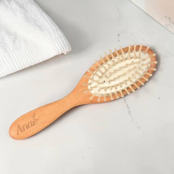 Brosse Cheveux - Bois Et Picots Bois - 18 cm - Anaé