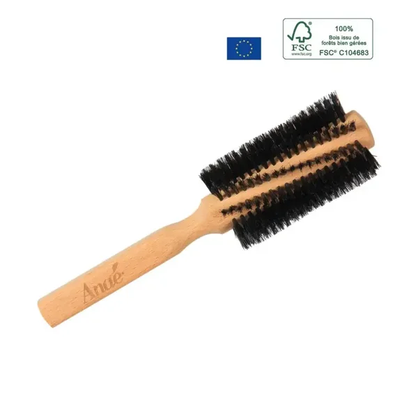 Brosse Ronde - Bois & Poils De Sanglier - Anaé