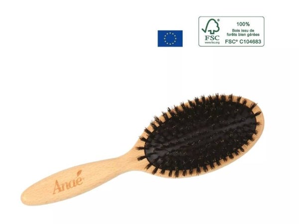 Brosse Plate en Soies Naturelles – Anaé®