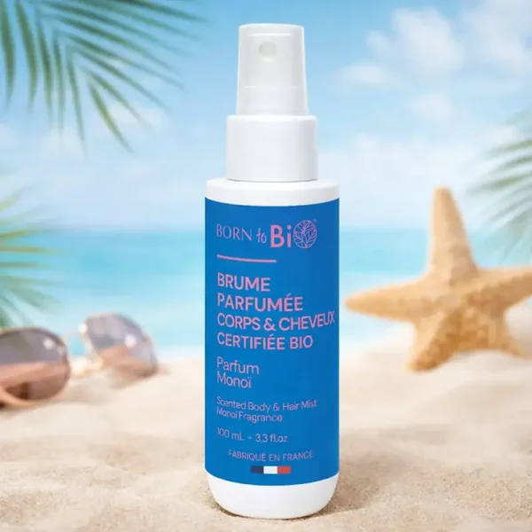 Brume Parfumée Monoï Corps & Cheveux - Certifiée Bio