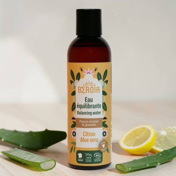 Eau équilibrante au citron & Aloe Vera