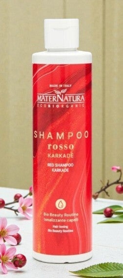 Shampooing Rouge Hibiscus-  Idéal pour les Nuances Cuivrées & Rouges -