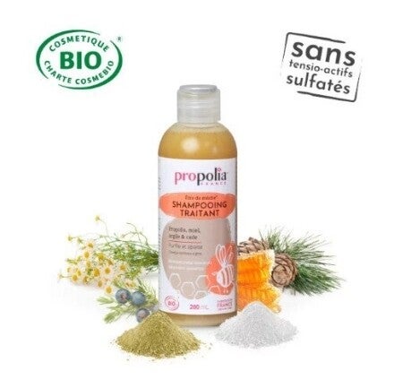 Shampoing Traitant Propolis, Miel, Argile & Cade