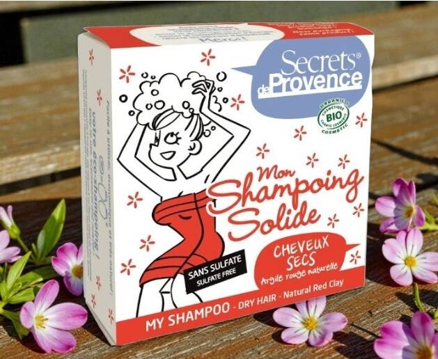 Shampoing solide cheveux secs