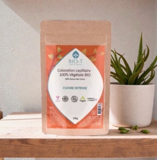 Coloration Végétale Cuivre Intense – Force & Éclat Naturel | BIO-T