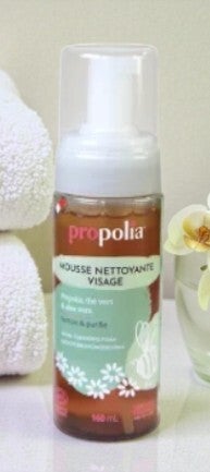 Mousse nettoyante Bio - Propolis, Thé vert & Aloe Vera -