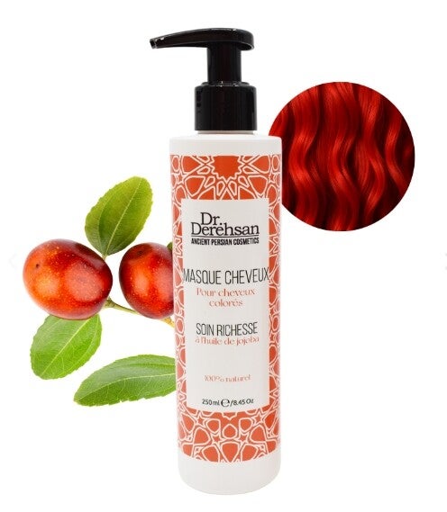 Masque Capillaire Cheveux Colorés à l'Huile de Jojoba & Protéines de Soie