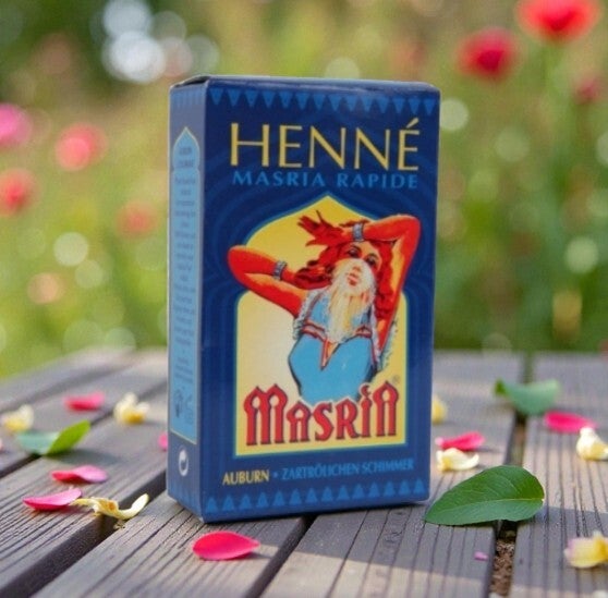 Henné Auburn MASRIA – Auburn Profond & Chaleureux