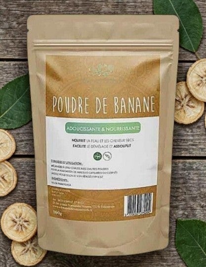 POUDRE DE BANANE BIO 100 g - Soin Capillaire & Cutané -