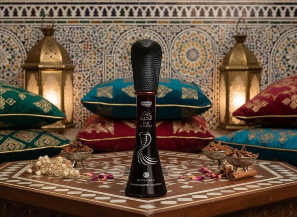 Huile de Serpent "Zayt el Hayee" – Soin Capillaire Fortifiant aux Huiles Naturelles