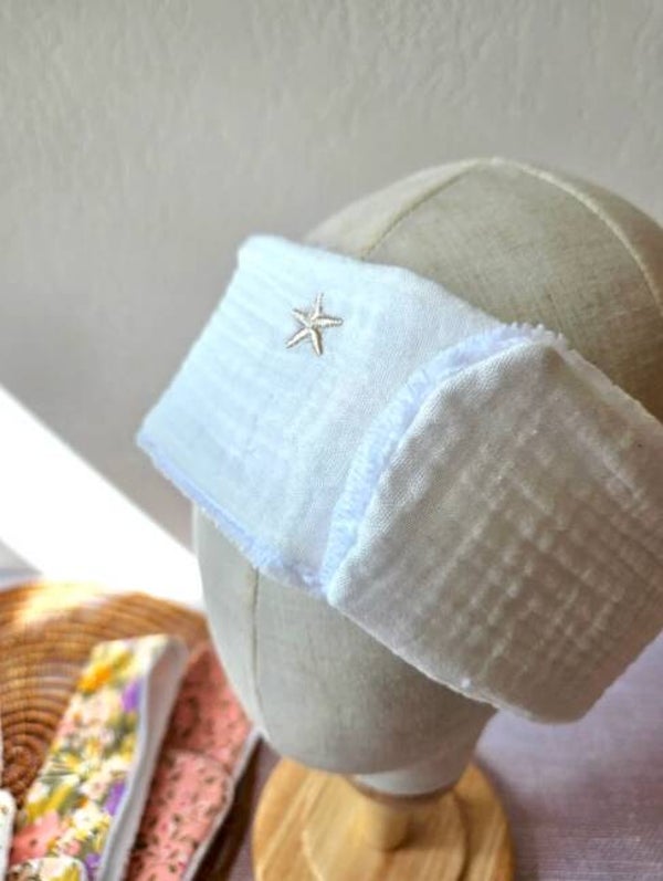 Bandeau de Soin en Micro Eponge de bambou – fermeture scratch