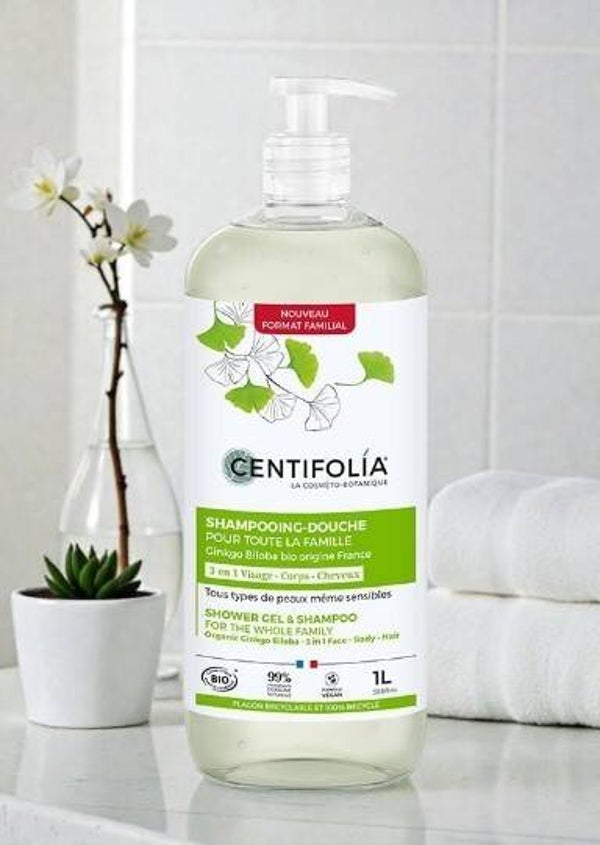 Shampoing Douche 3 en 1 pour toute la famille - Centifolia - 1 L