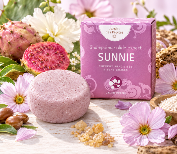 🌸 Shampoing Solide Expert SUNNIE – Cheveux Fragilisés & Sensibilisés