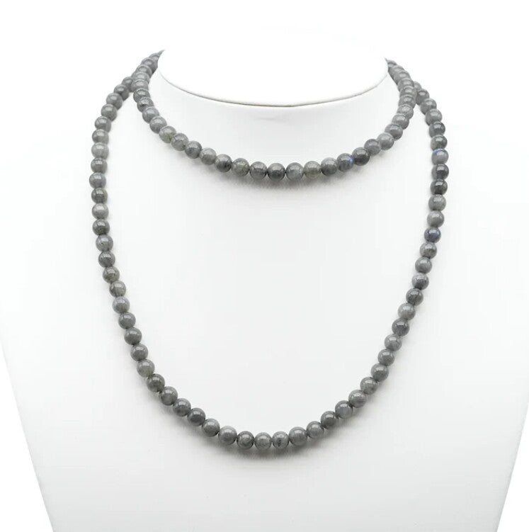 Collier Sautoir (75 cm) Labradorite