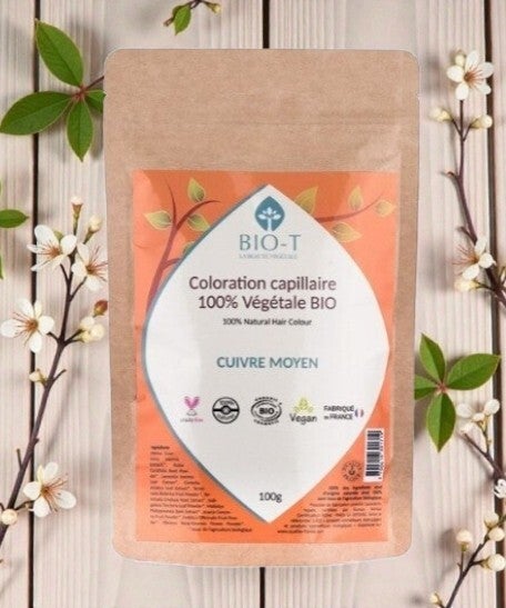 Coloration Végétale BIO Cuivre Moyen – Force & Éclat Naturel | BIO-T
