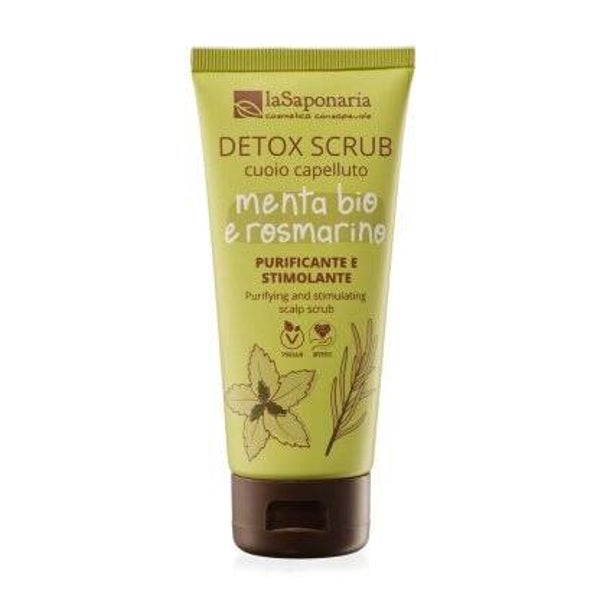 Gommage Détox Cuir chevelu - Menthe & romarin Bio - La Saponaria