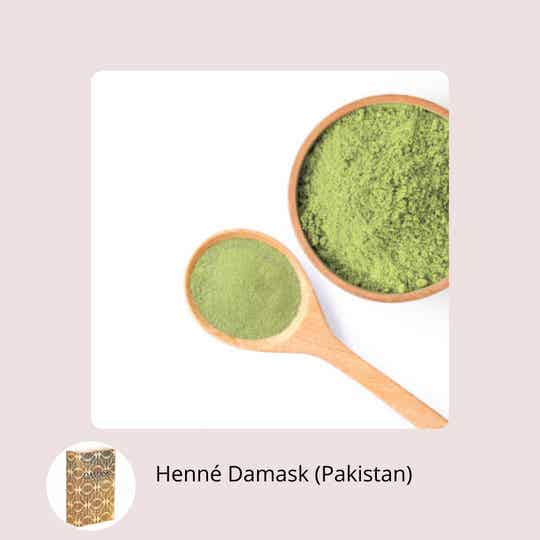Henné du Damask BAQ – Poudre Tinctoriale Pure pour Reflets Cuivrés & Bordeaux