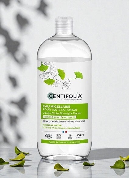 Eau micellaire bio pour toute la famille - 500 ml - Centifolia