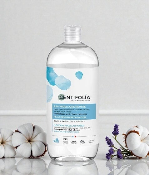 Eau Micellaire Apaisante & Démaquillante Bio – Centifolia - 500 ml