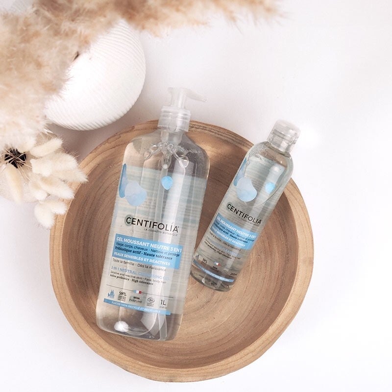 Gel Moussant Neutre Bio - Visage, Cheveux & Corps -