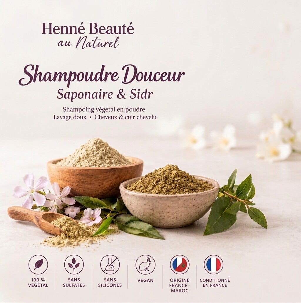 Shampoudre Douceur – Saponaire & Sidr