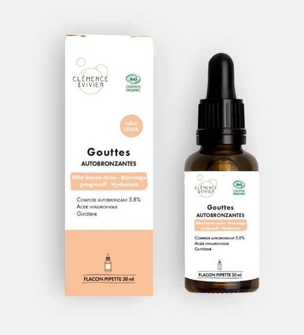 Gouttes Auto Bronzantes Hâle Intense - Clémence & Vivien -