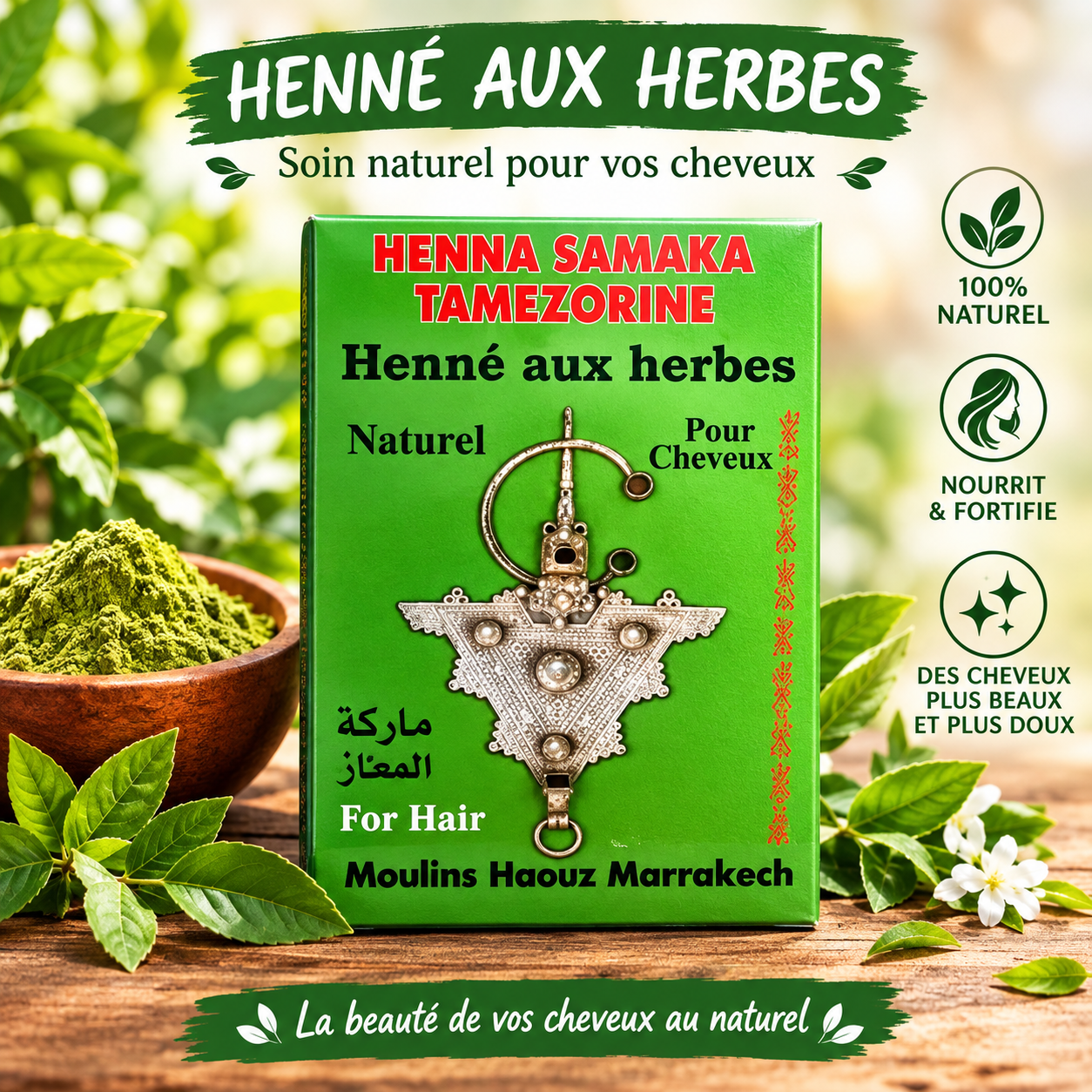Henné Sahara Tazarine aux herbes🍃- Hair Quality  -