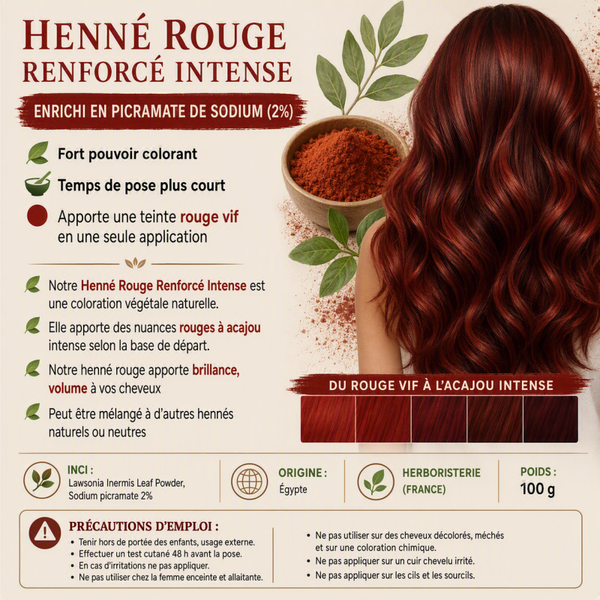 Henné Rouge Renforcé Intense