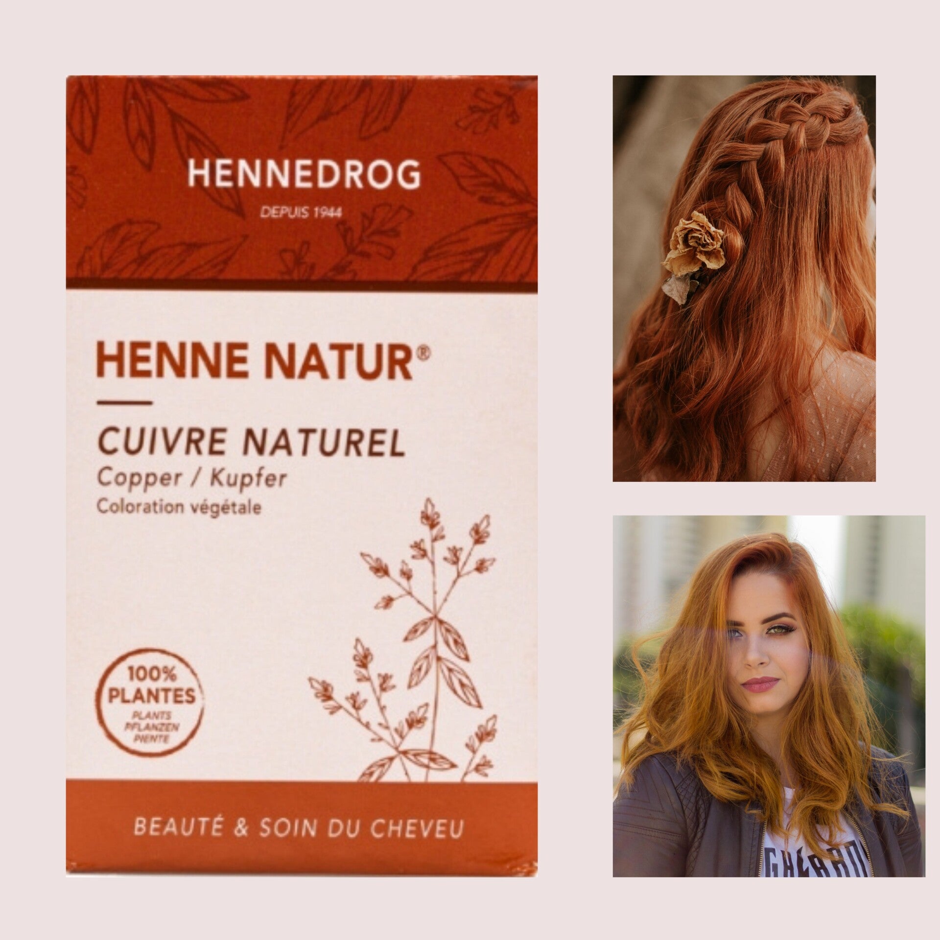 Henné Natur CUIVRÉ – Cuivré Naturel & Brillant