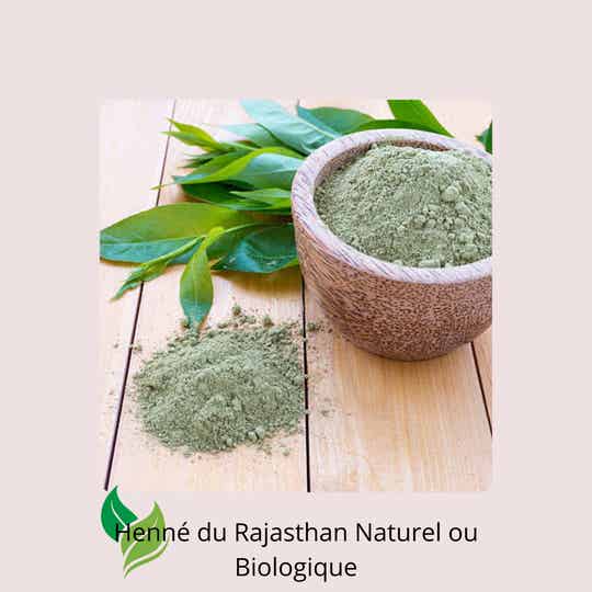 Henné du Rajasthan Naturel ou Biologique – Coloration végétale & soin capillaire
