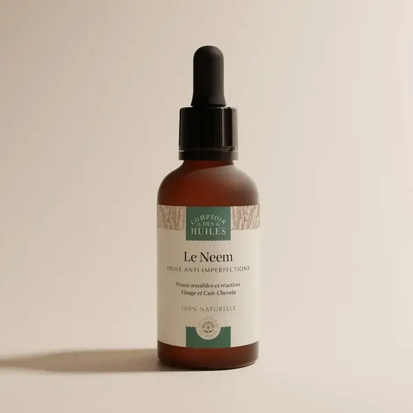 Huile de Neem BIO - Anti Imperfections - Visage & cuir chevelu