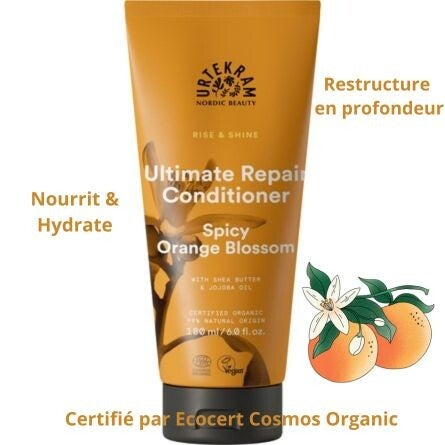 Après-shampooing réparateur bio à la fleur d’oranger épicée – Henné Beauté au Naturel