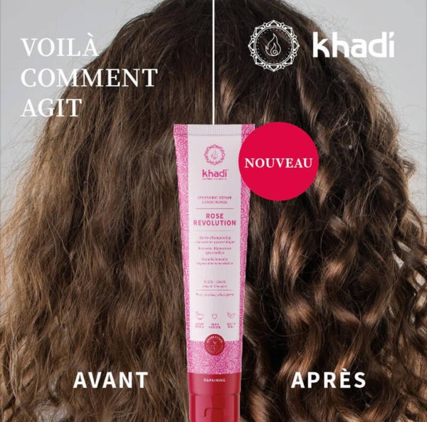 Après-shampooing Khadi Ayurvédique – Rose Revolution