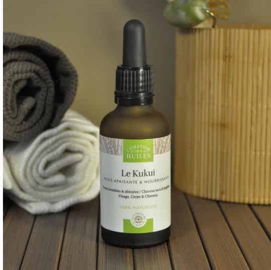 Huile de Kukui Bio – Apaisante & Nourrissante