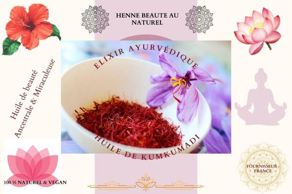 Huile Ayurvédique de KUMKUMADI BIO -Tailam Oil- Elixir de Beauté
