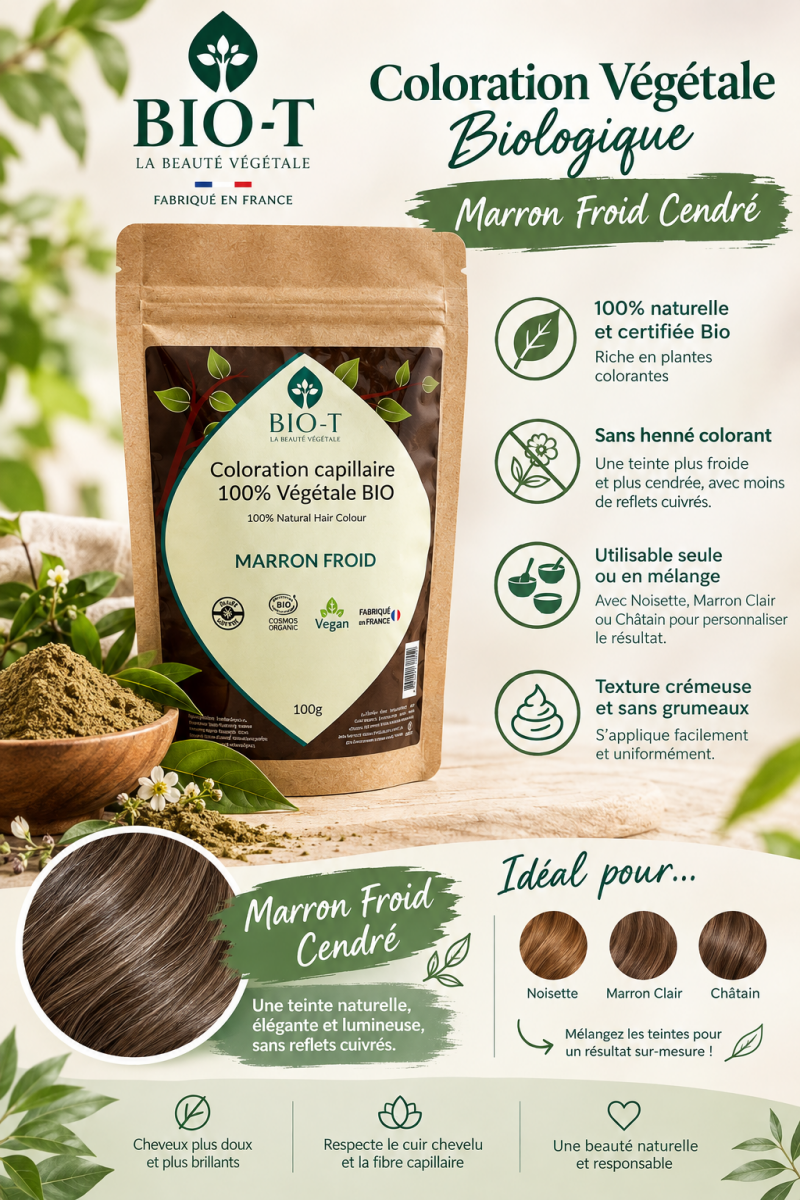 Marron frois Bio-t Coloration végétale