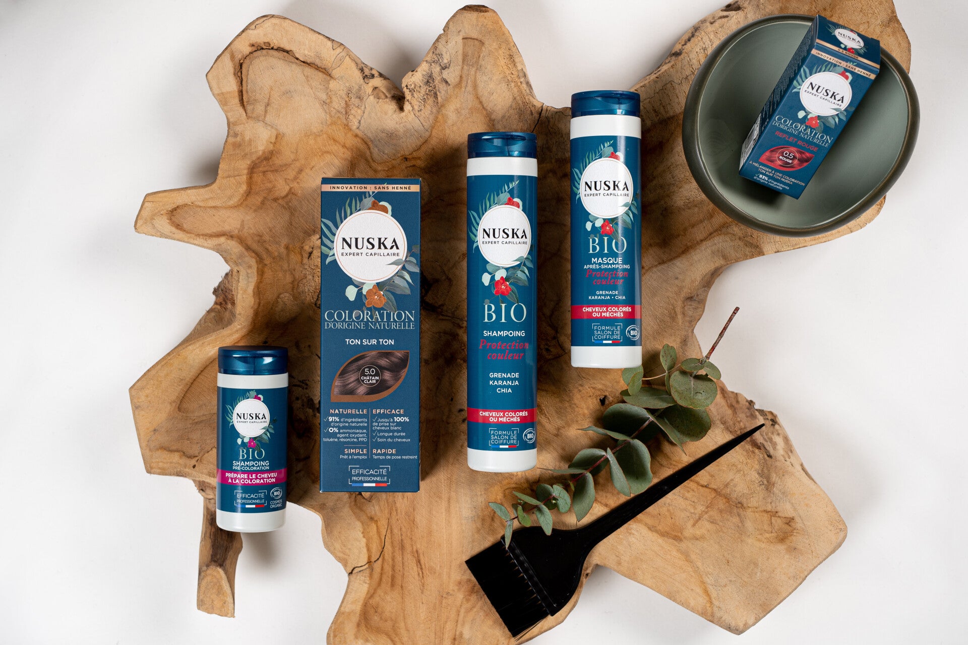 Gamme coloration cheveux NUSKA
