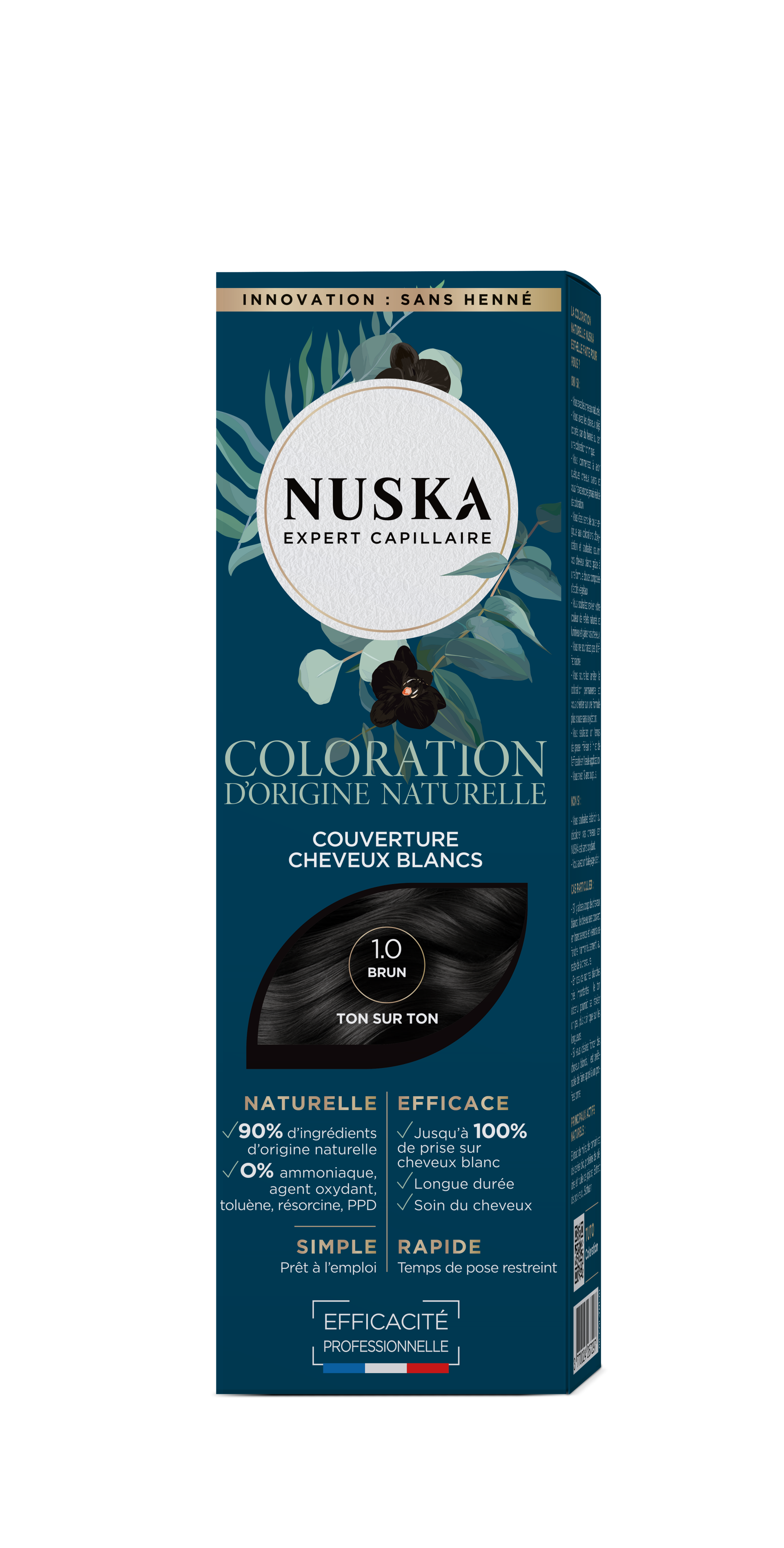 Coloration Naturelle Ton sur Ton - N°1 Brun - NUSKA