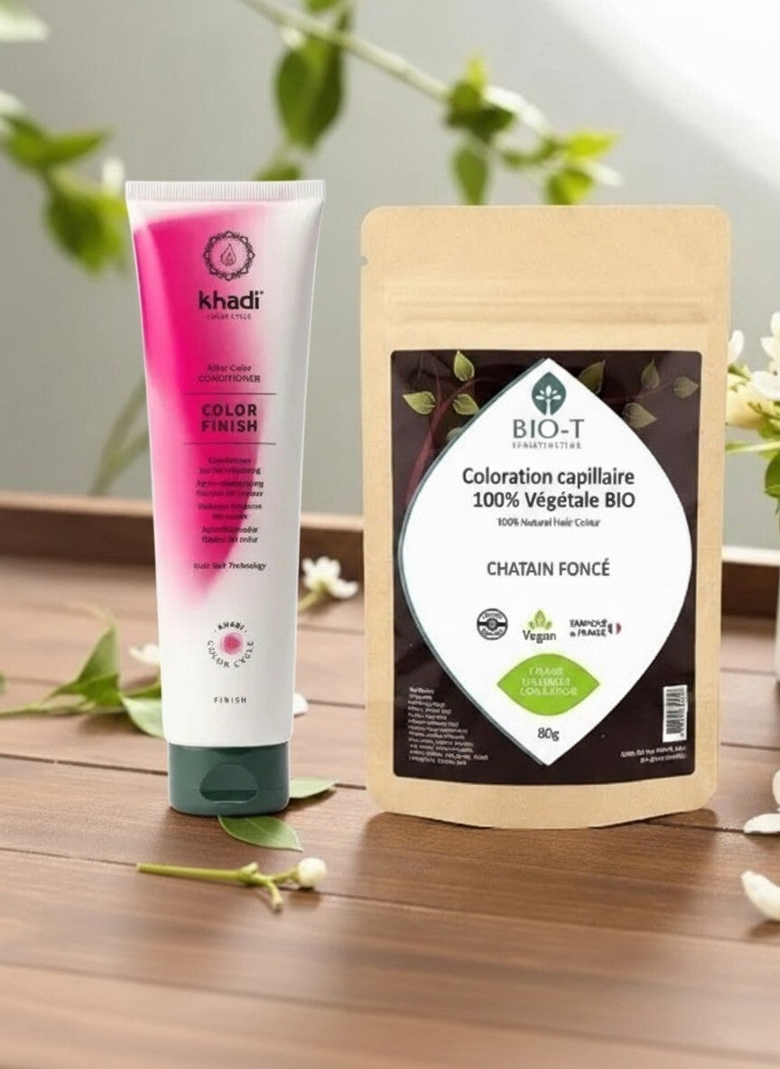 🌿 Pack Duo Cheveux Colorés – Couleur Intense & Soin Fixateur