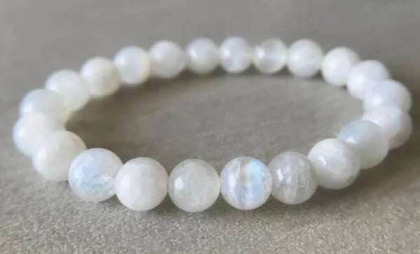 Bracelet Pierre de Lune Perle 8 mm