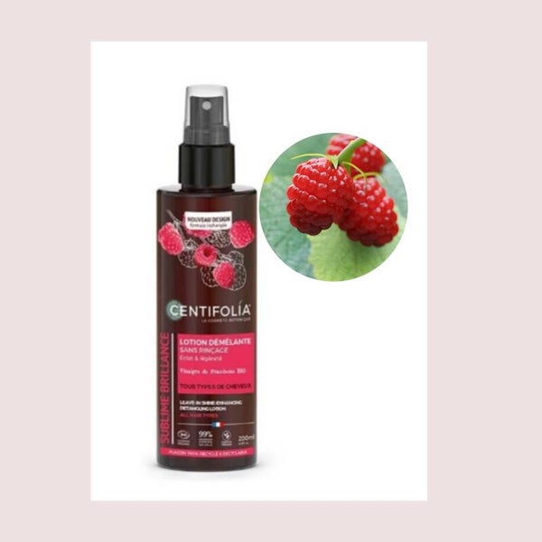 Lotion Démêlante Brillance au Vinaigre de Framboise - Centifolia -