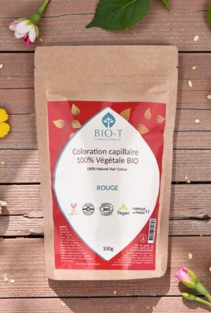 Coloration Végétale Biologique Rouge – Bio-T