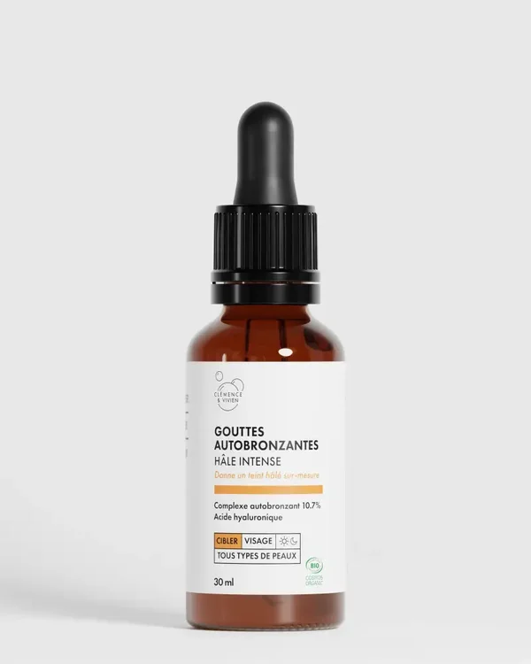 Gouttes Auto Bronzantes Hâle Intense - Clémence & Vivien -